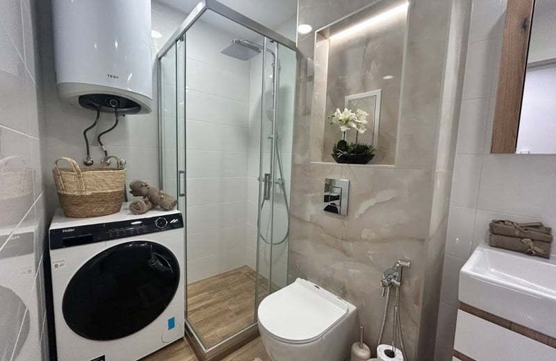 Location longue durée d’un appartement confortable de 2 pièces, quartier Mladost, Varna, Bulgarie